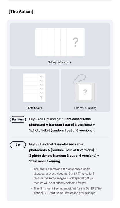 BOYNEXTDOOR - 5th EP [The Action] Album (+Weverse Pre-Order Gift)
