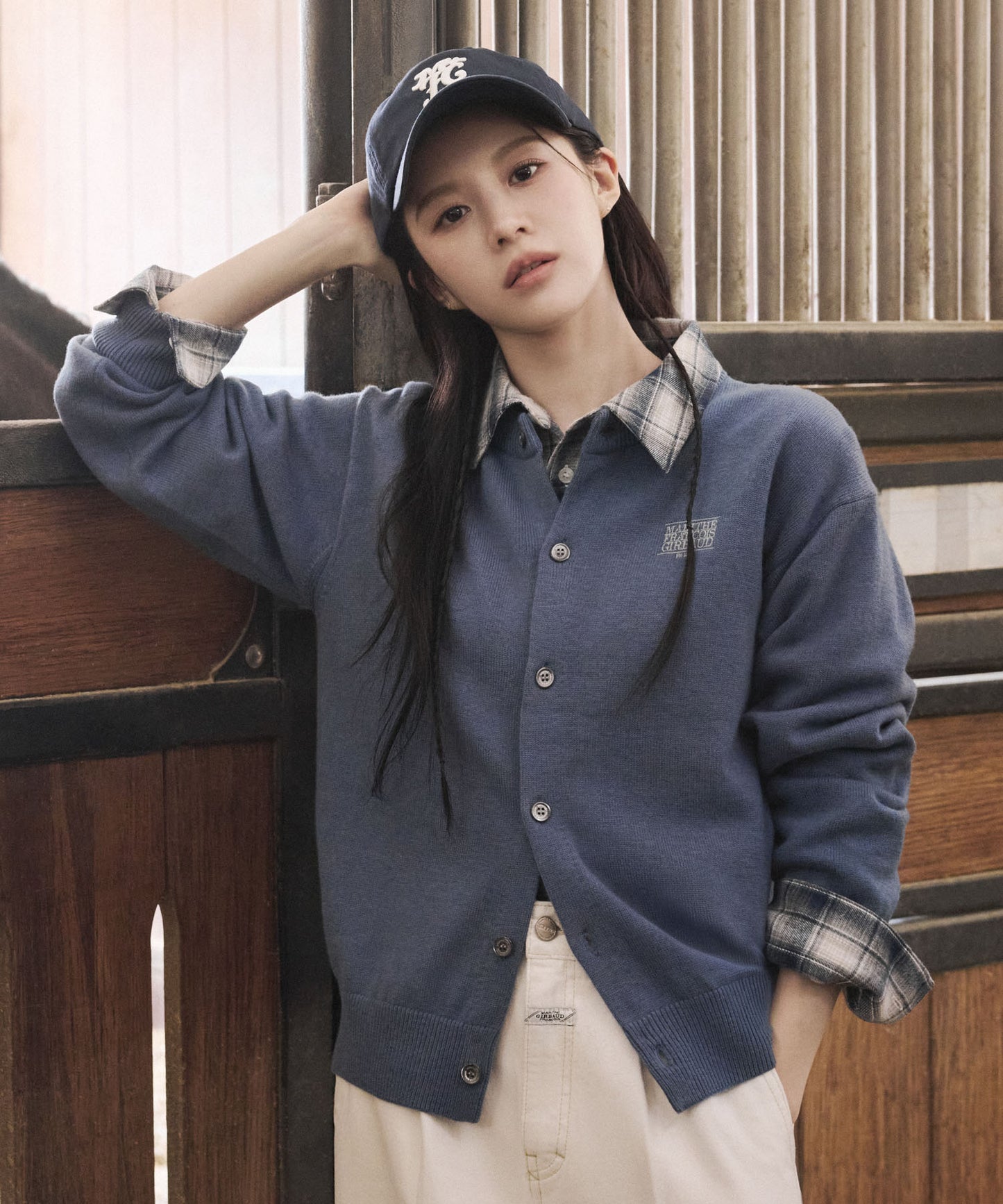 [Cha Eunwoo & Go Youn Jung Worn] Marithé et François Girbaud MFG Emblem Cap