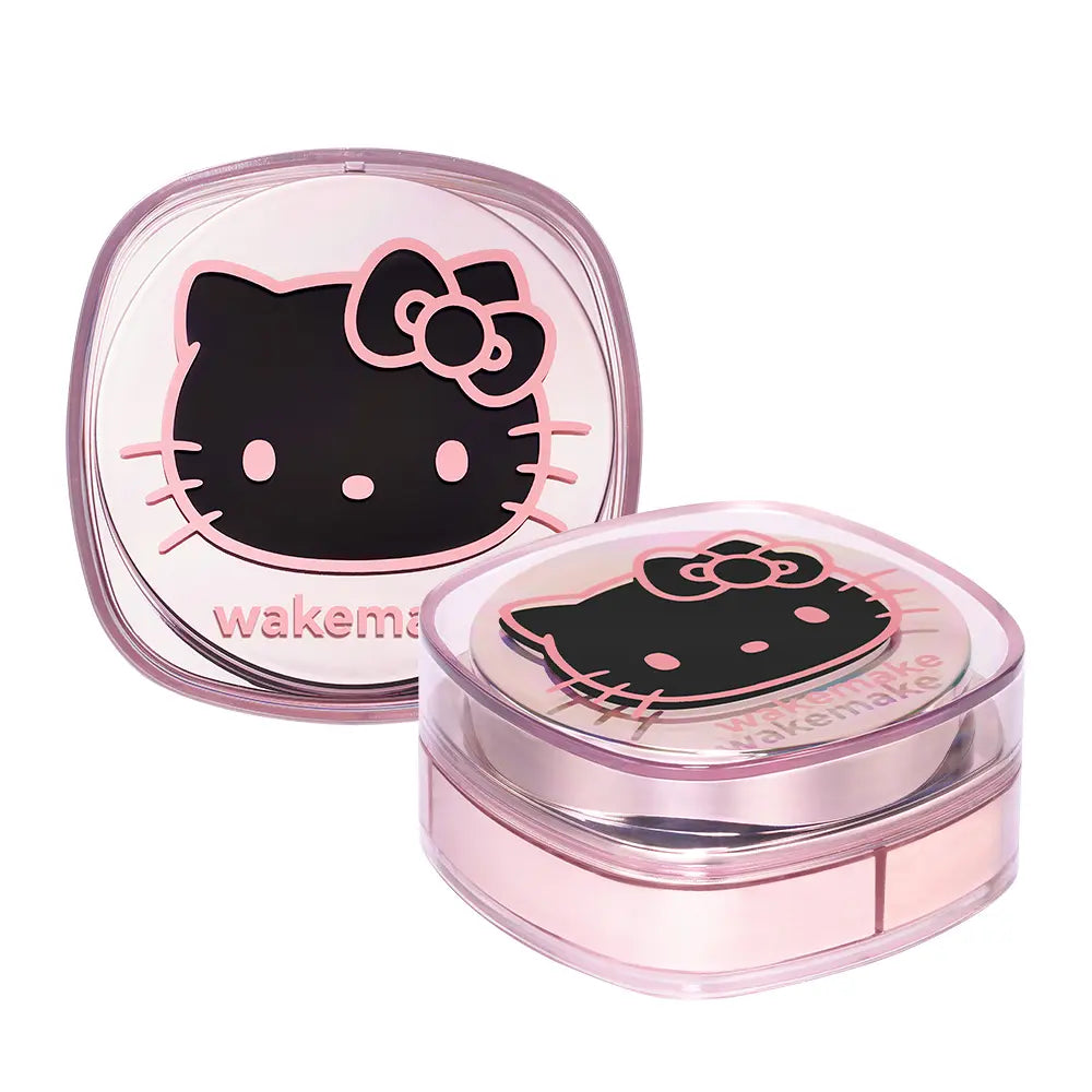 [Hello Kitty Black Edition] WAKEMAKE Stay Fixer Multi Color Powder