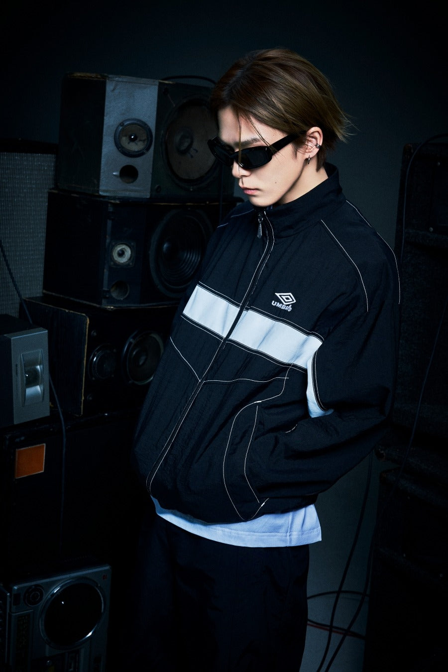 [TREASURE Asahi Pick] Umbro Crispy Taslan Long Sleeve Windbreaker Jacket