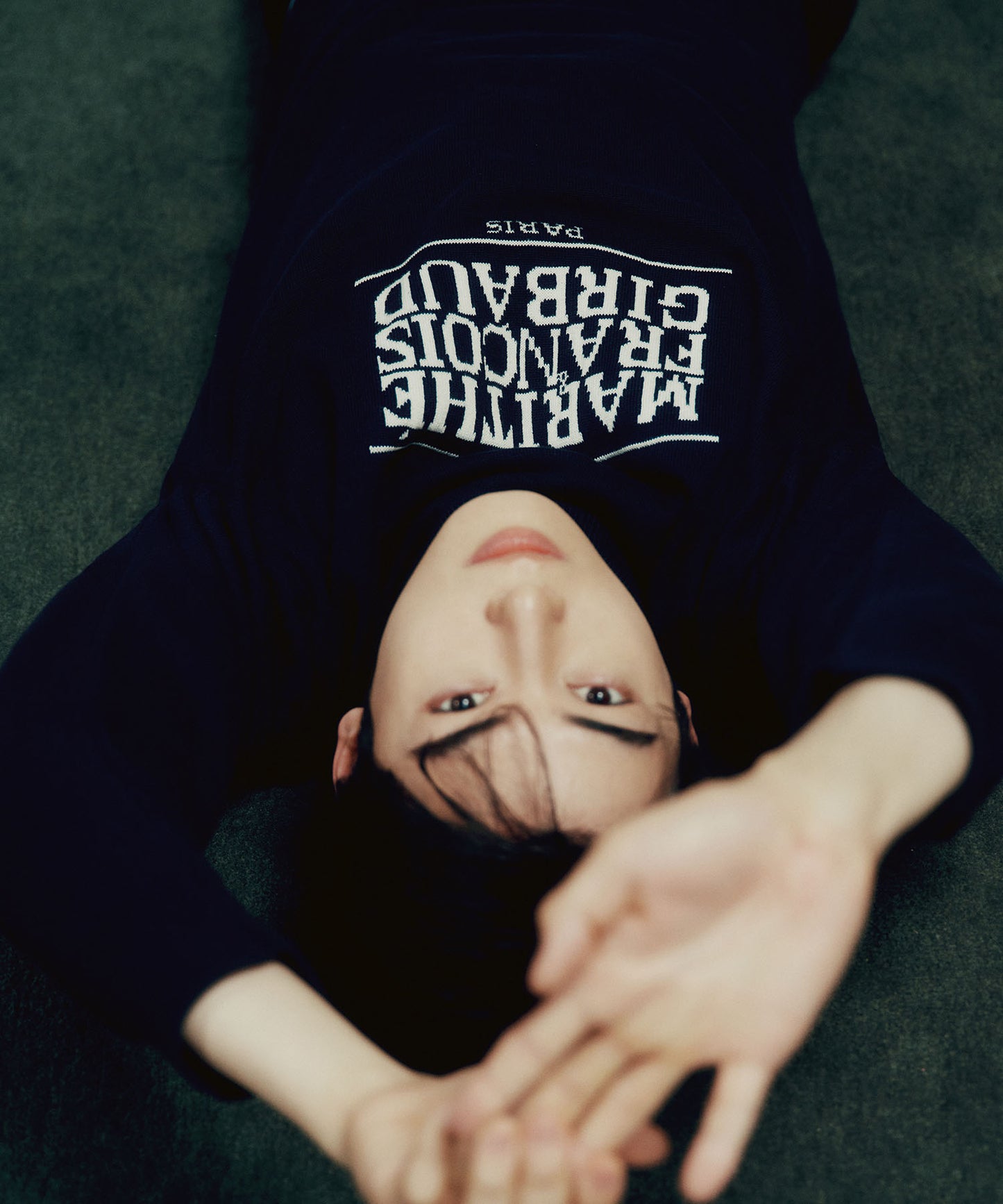 [Cha Eunwoo Worn] Marithé et François Girbaud Classic Logo Knit Pullover