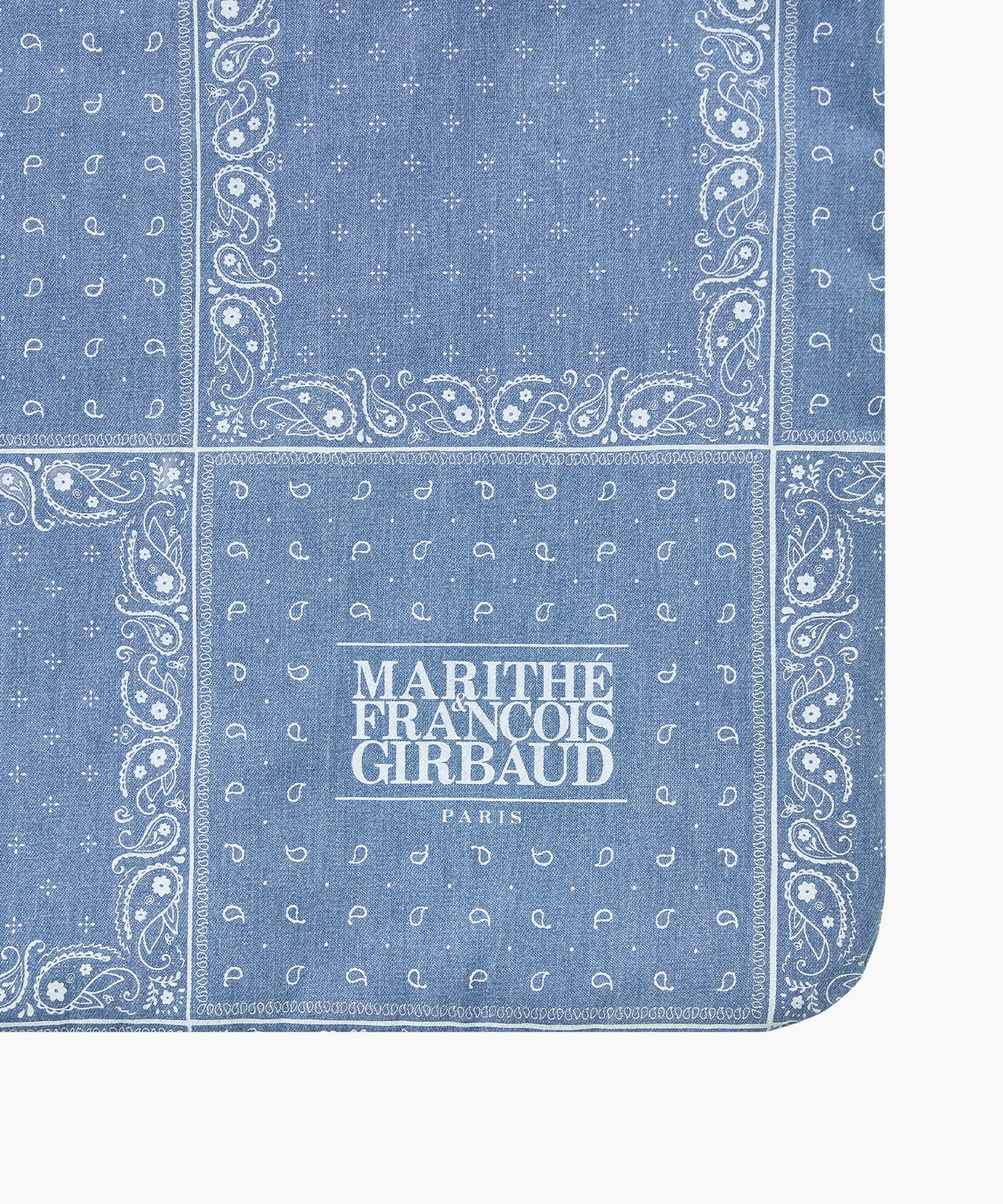 MARITHÉ+FRANÇOIS GIRBAUD - DENIM BANDANA ONE SHOULDER ECO BAG blue