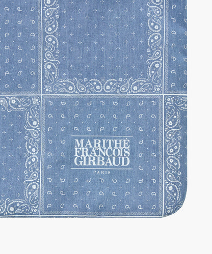 MARITHÉ+FRANÇOIS GIRBAUD - DENIM BANDANA ONE SHOULDER ECO BAG blue