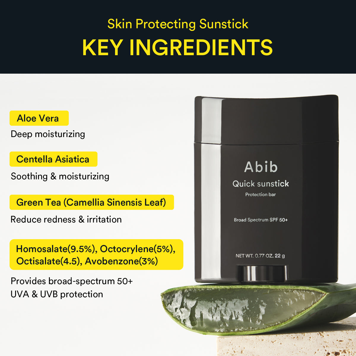 ABIB - Quick Sunstick Protection Bar SPF50+PA++++ (22g)