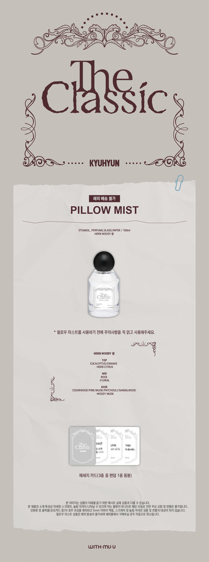 KYUHYUN - [The Classic] Official Merch POP UP MD - Pillow Mist