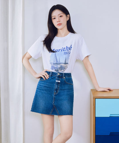[Seventeen Mingyu Worn] Marithé et François Girbaud Aerocool Vacance Graphic Tee