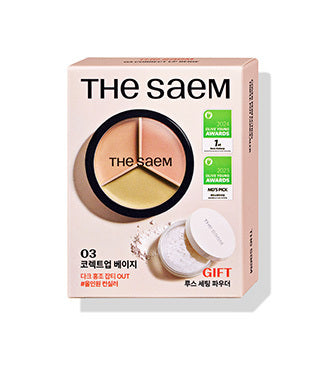 [Ive Lee Seo Pick] The Saem Cover Perfection Triple Pot Concealer