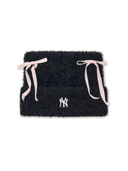 MLB 26FW Ribbon Meow Beanie