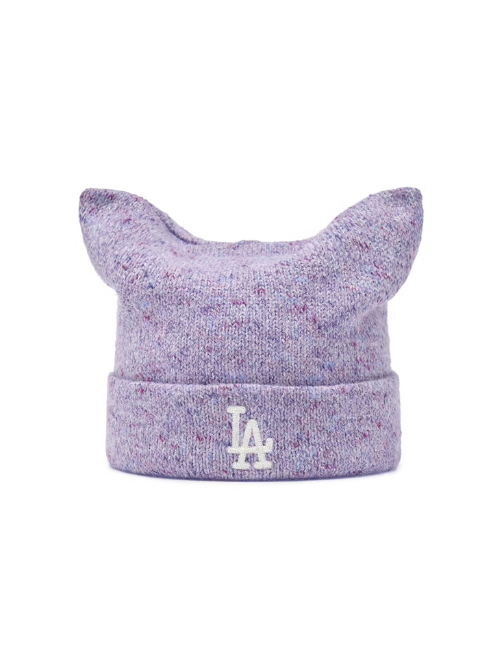 MLB 26FW Loose-fit Melange Meow Beanie