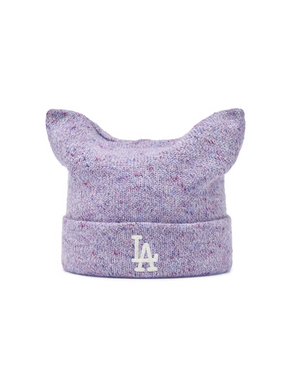 MLB 26FW Loose-fit Melange Meow Beanie