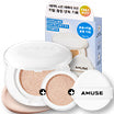 [My Melody & Kuromi Limited Edition] Amuse Ceramic Skin Perfector Cushion (+My Melody Refill + Character Seal + Kuku Sticker)