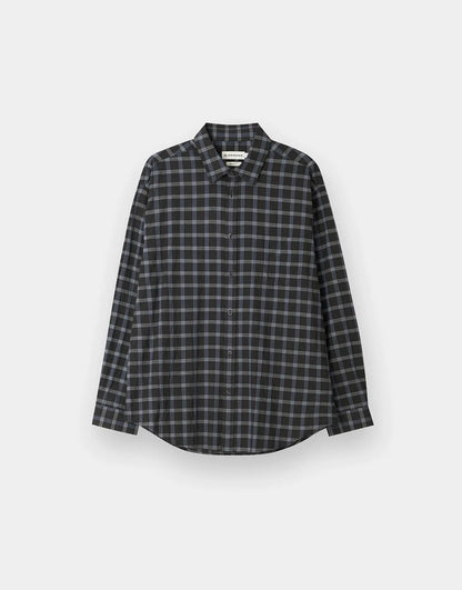 [Byeon Woo-seok Worn] Giordano Seersucker Summer Check Shirt