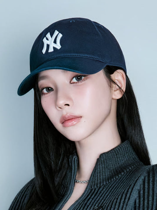 [Karina Pick] 25FW MLB Ace Unstructured Ball Cap New York Yankees