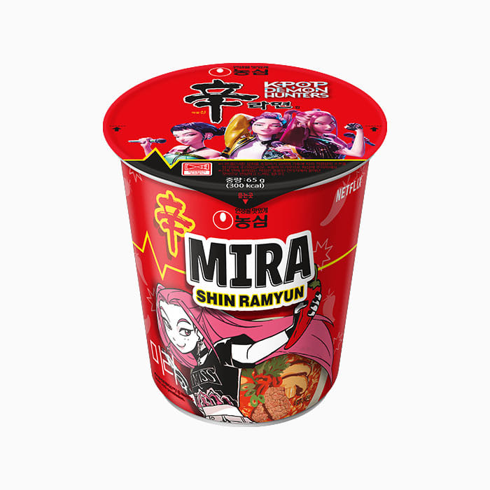 K-POP Demon Hunters x KDH Special Package Limited Edition – Shin Ramyun Cup 65g x 6 pcs Set