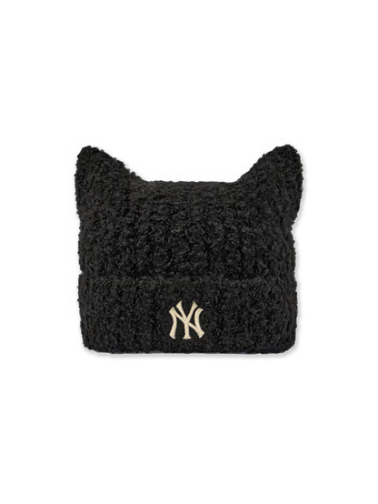 [RESCENE X MLB] 26FW  Plush Meow Beanie