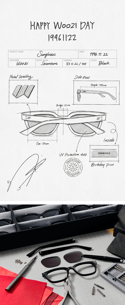 SEVENTEEN - HAPPY WOOZI DAY [SUNGLASSES] BIRTHDAY MERCH ver.5