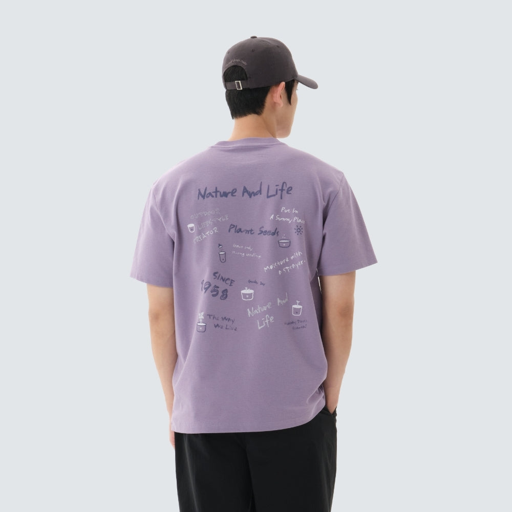 [BTS V Pick]26 Summer Snow Peak Sorona Crayon Short Sleeve T-shirt