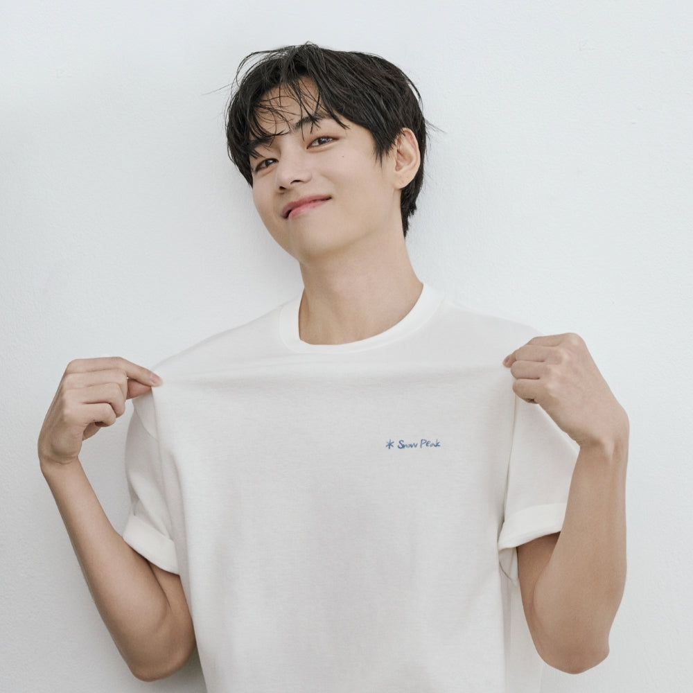 [BTS V Pick]26 Summer Snow Peak Sorona Crayon Short Sleeve T-shirt