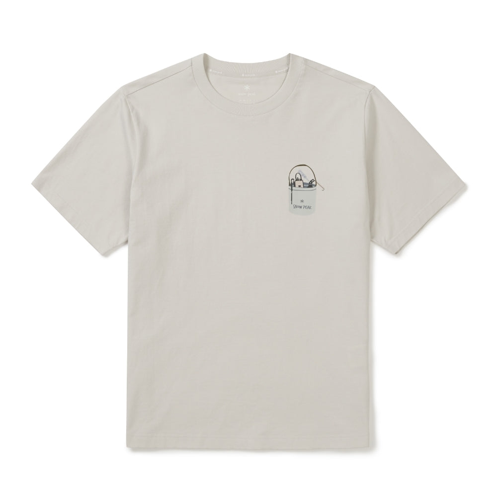 [BTS V Pick]26 Summer Snow Peak Cotton Botanic Graphic Short Sleeve T-shirt