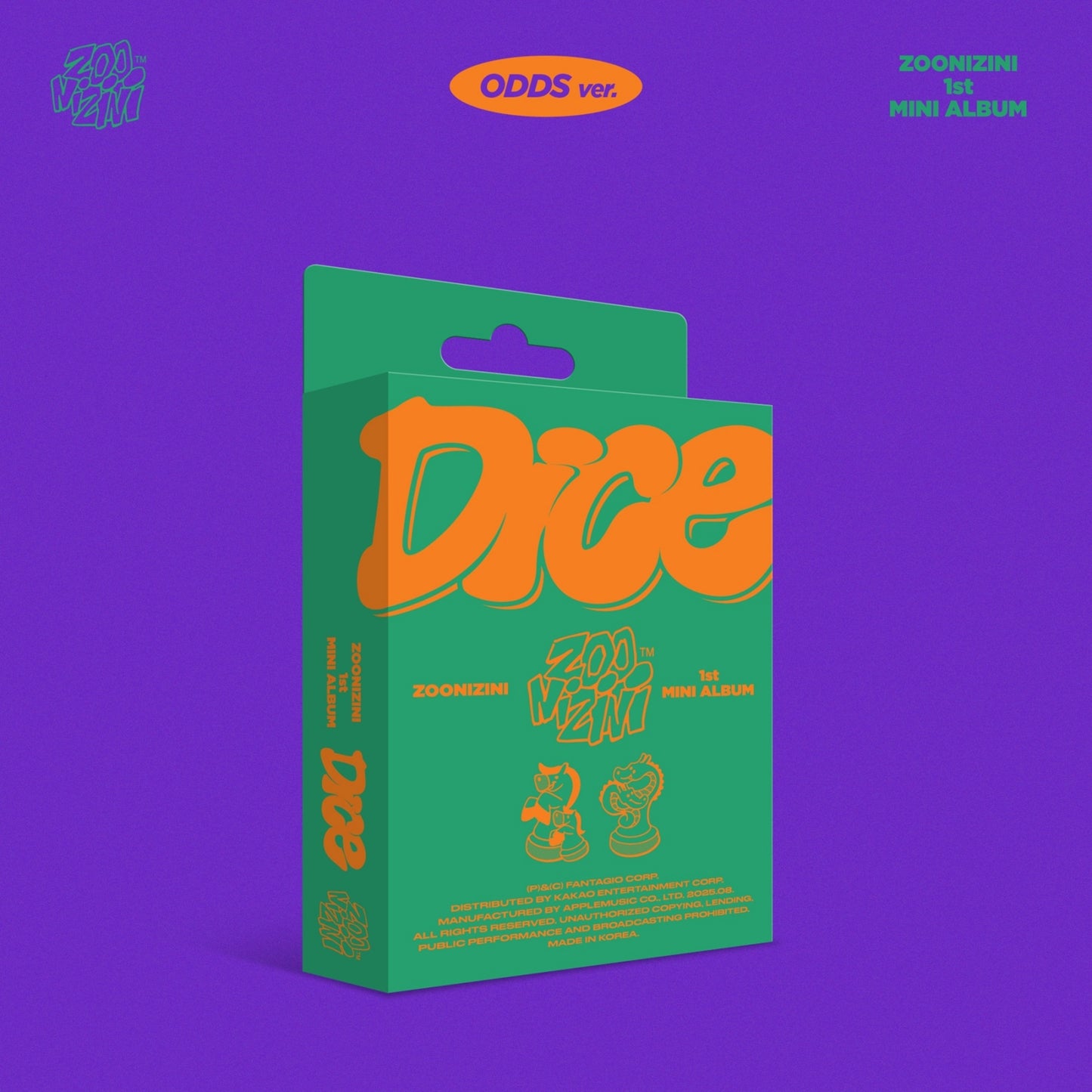 ZOONIZINI(ASTRO) - DICE / 1st MINI ALBUM
