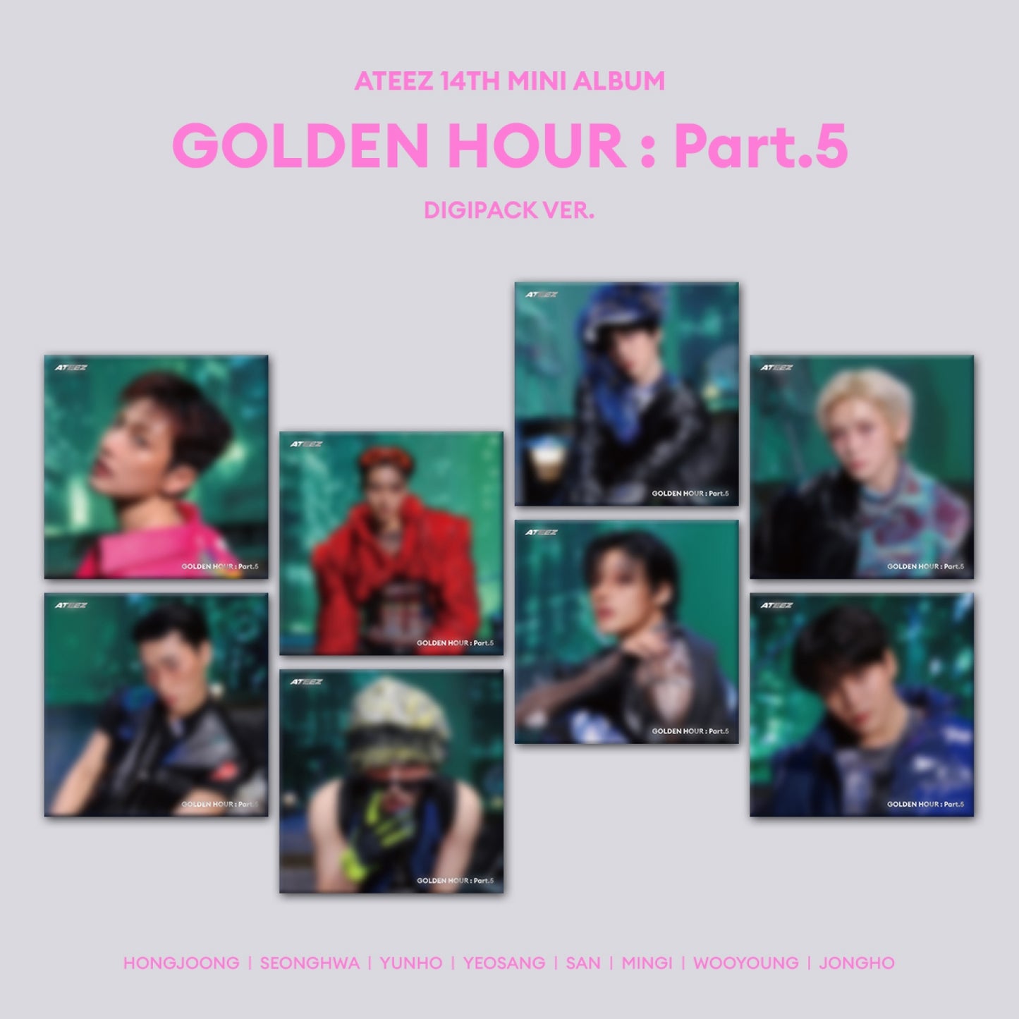 ATEEZ - GOLDEN HOUR : Part.5 / 14TH MINI ALBUM