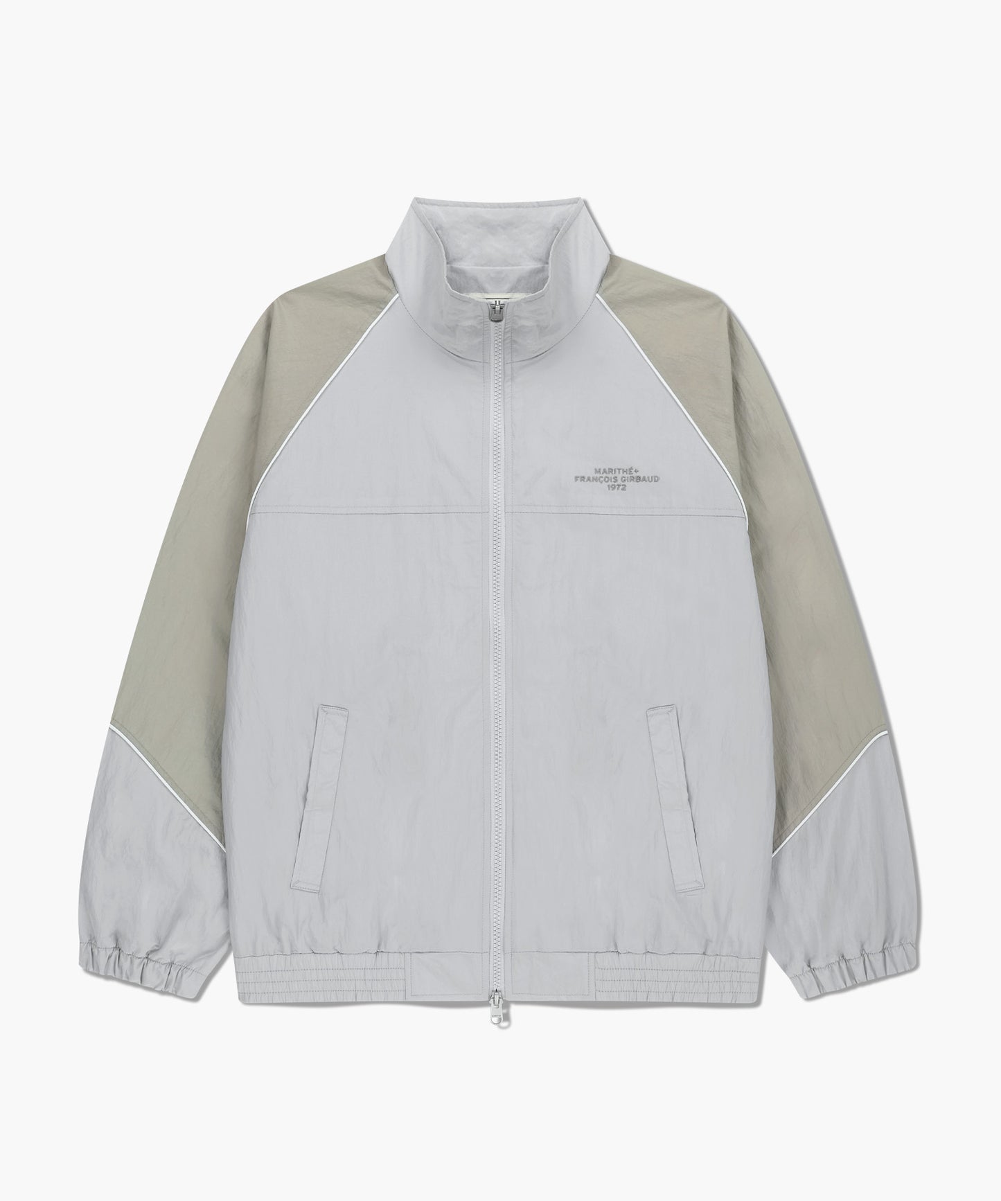 [Cha Eunwoo & Go Youn Jung Worn] Marithé et François Girbaud Color-Block Highneck Windbreaker