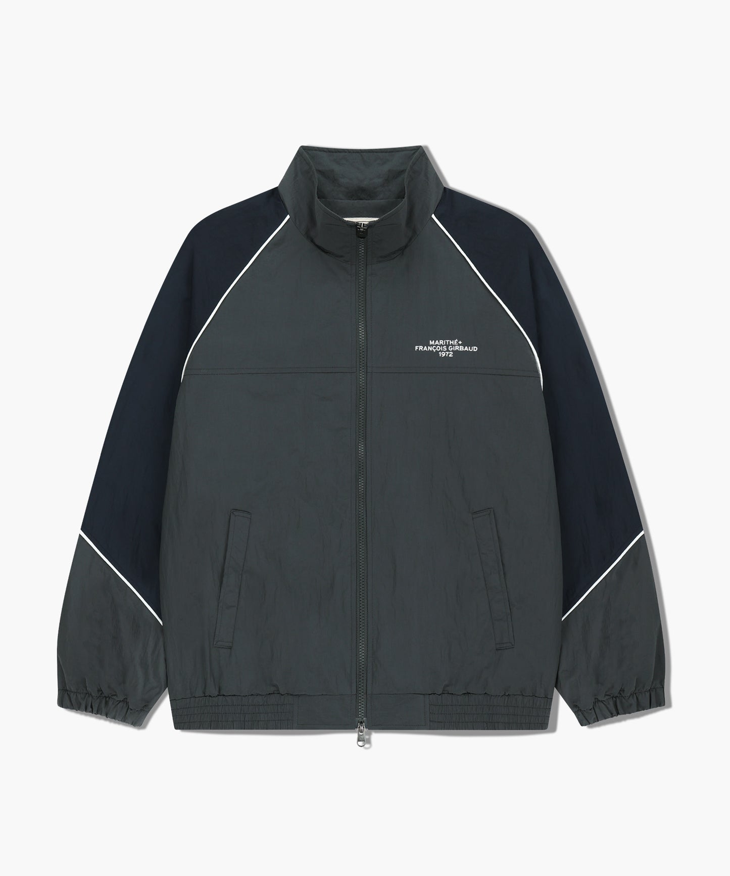 [Cha Eunwoo & Go Youn Jung Worn] Marithé et François Girbaud Color-Block Highneck Windbreaker