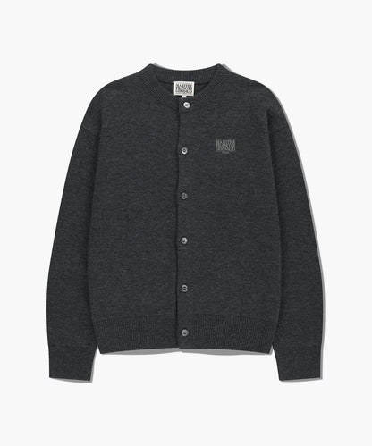 [Cha Eunwoo & Go Youn Jung Worn] Marithé et François Girbaud Basic Round Neck Cardigan