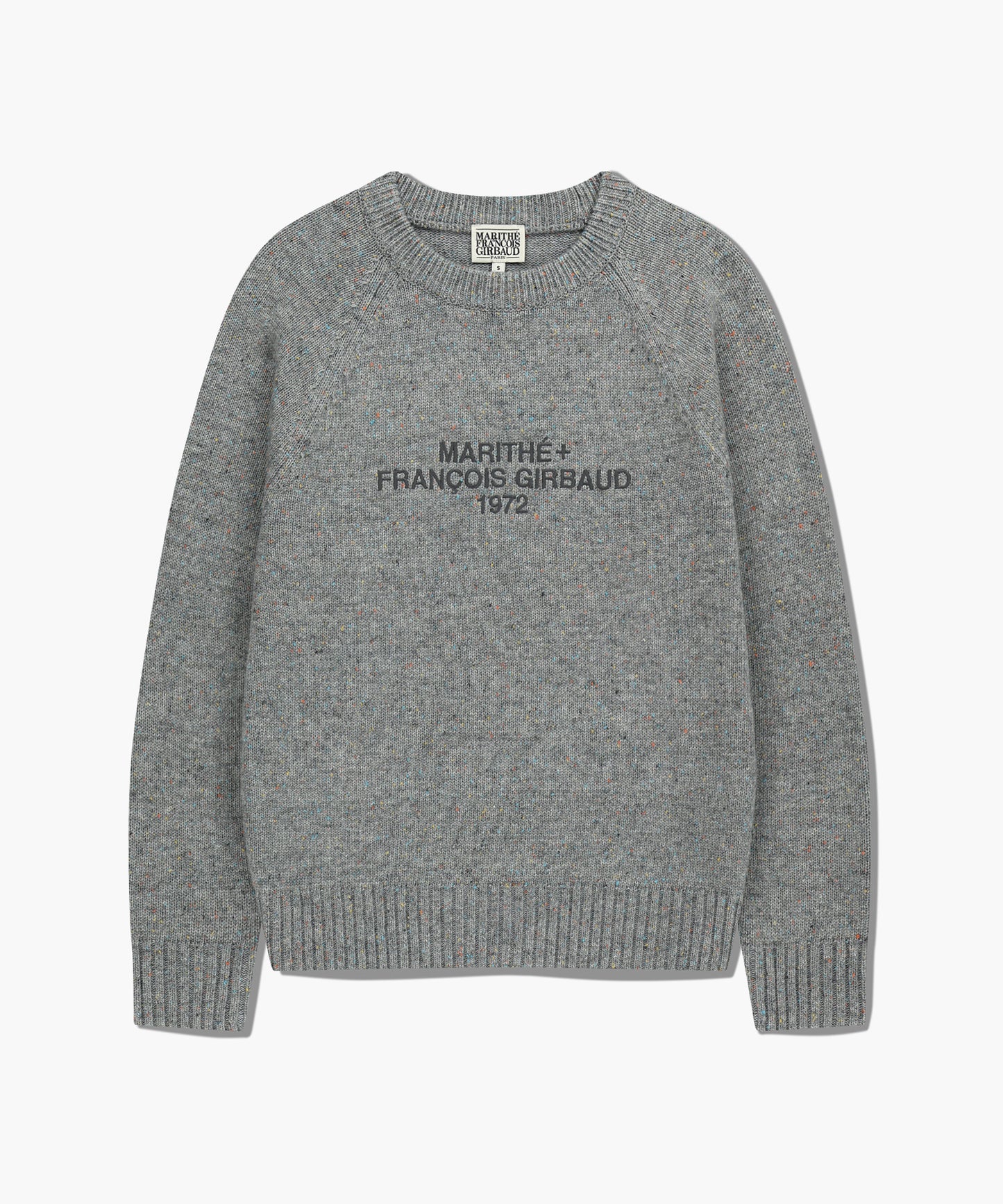 [Cha Eunwoo Worn] Marithé et François Girbaud Lettering Logo Knit Pullover