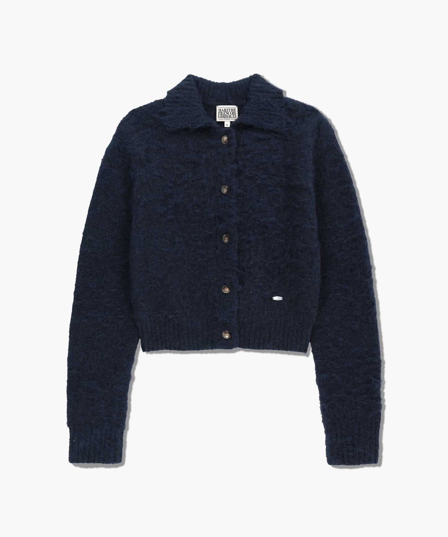 [Go Youn Jung Worn] Marithé et François Girbaud W Hairy Collar Cardigan