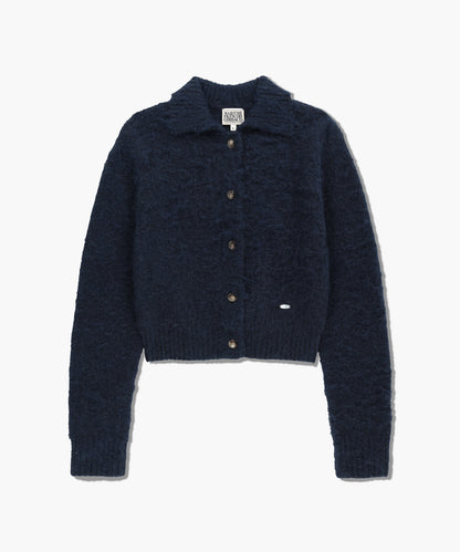 [Go Youn Jung Worn] Marithé et François Girbaud W Hairy Collar Cardigan