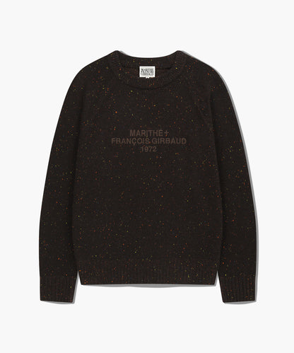 [Cha Eunwoo Worn] Marithé et François Girbaud Lettering Logo Knit Pullover