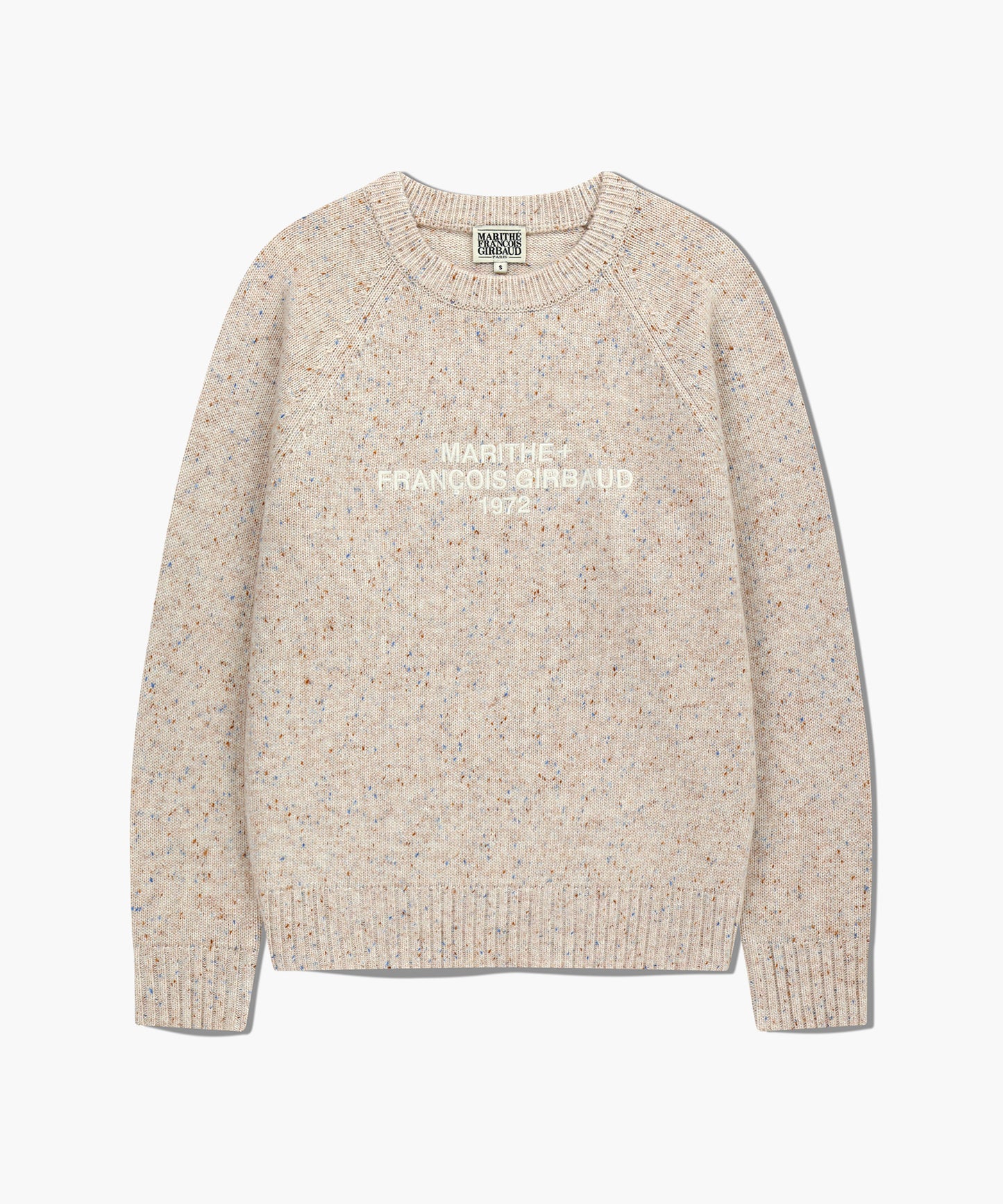 [Cha Eunwoo Worn] Marithé et François Girbaud Lettering Logo Knit Pullover