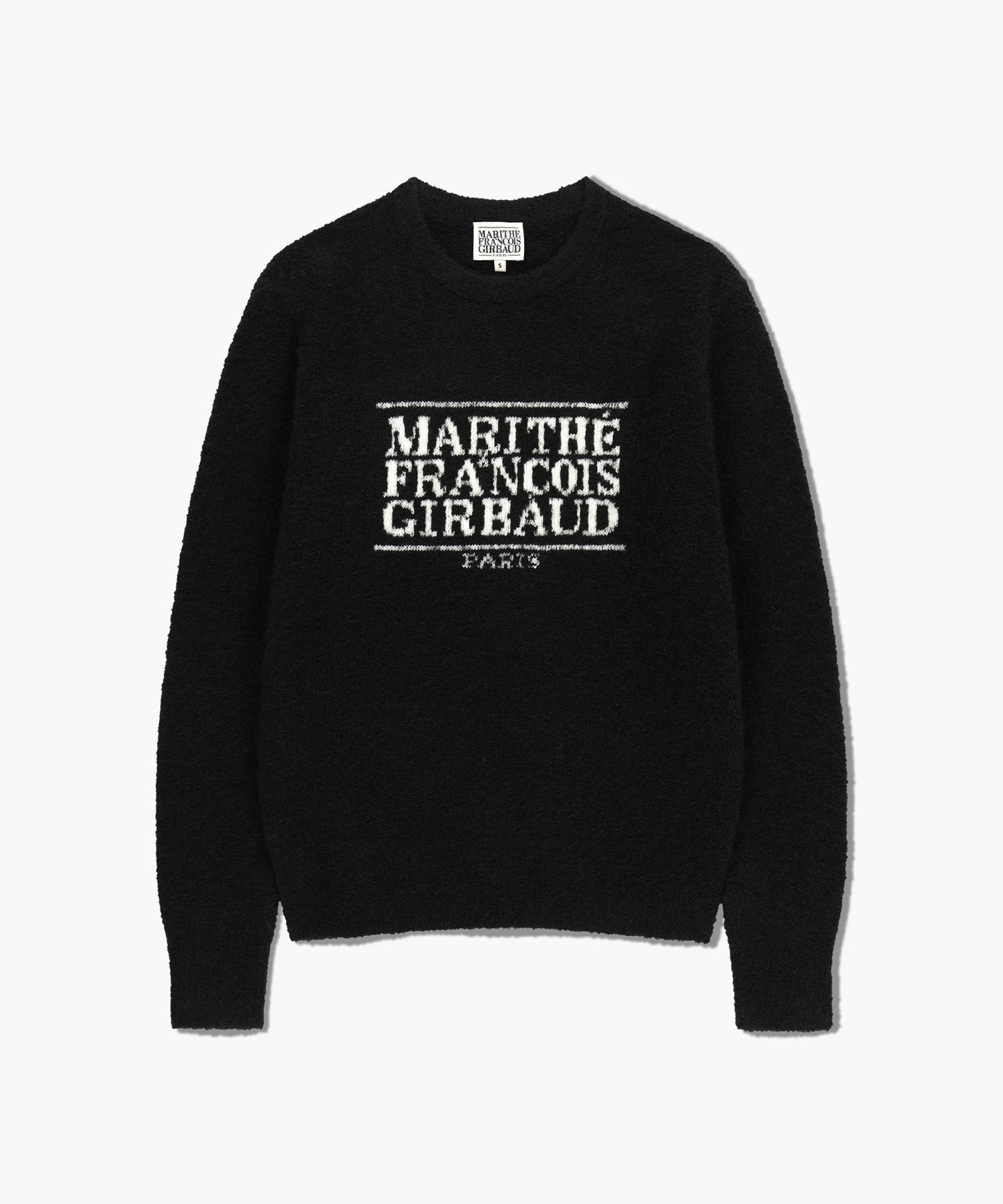 [Worn By Cha Eunwoo & Go Youn-jung] Marithé Et François Girbaud  - BOUCLE CLASSIC LOGO KNIT PULLOVER
