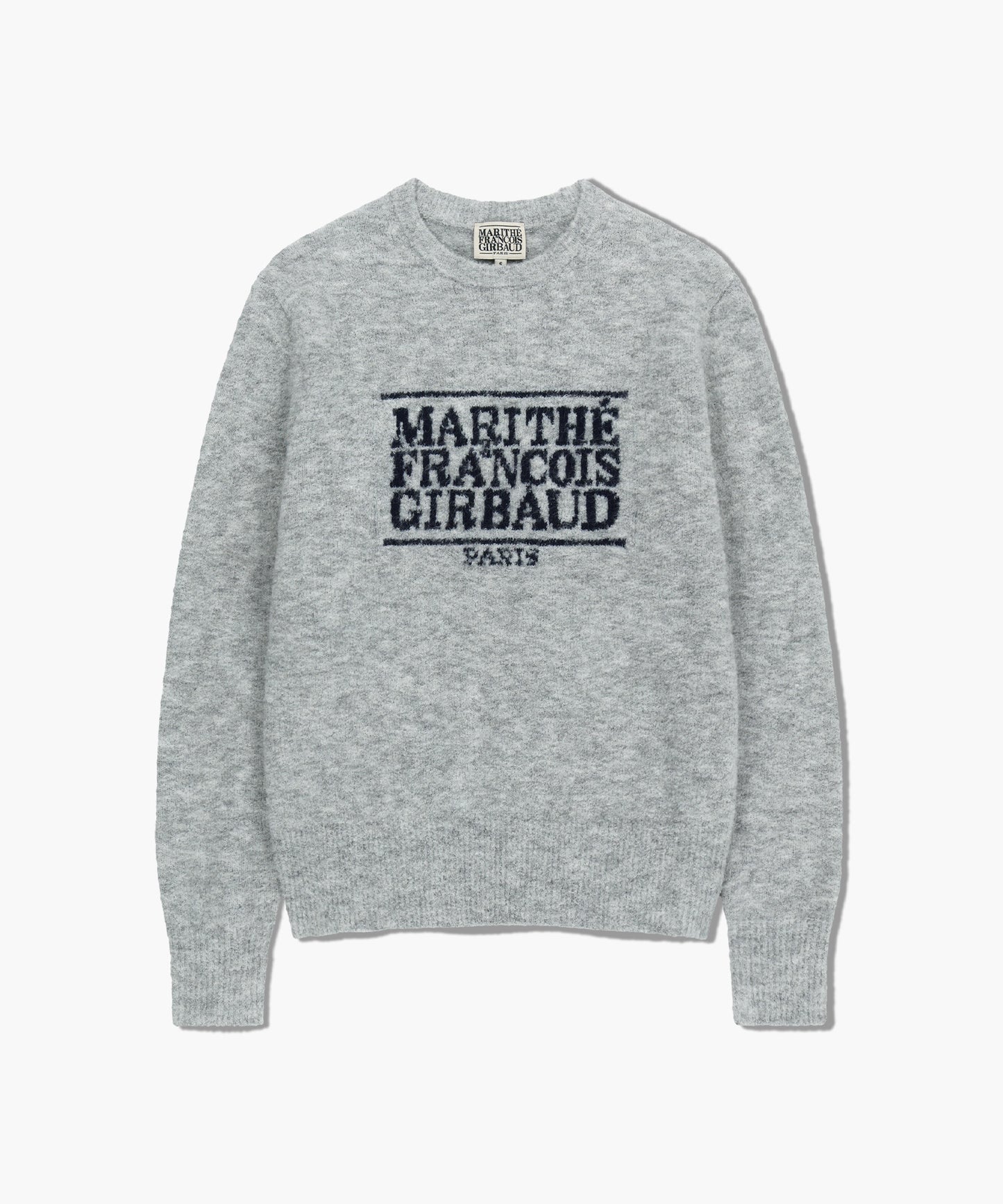 [Worn By Cha Eunwoo & Go Youn-jung] Marithé Et François Girbaud  - BOUCLE CLASSIC LOGO KNIT PULLOVER