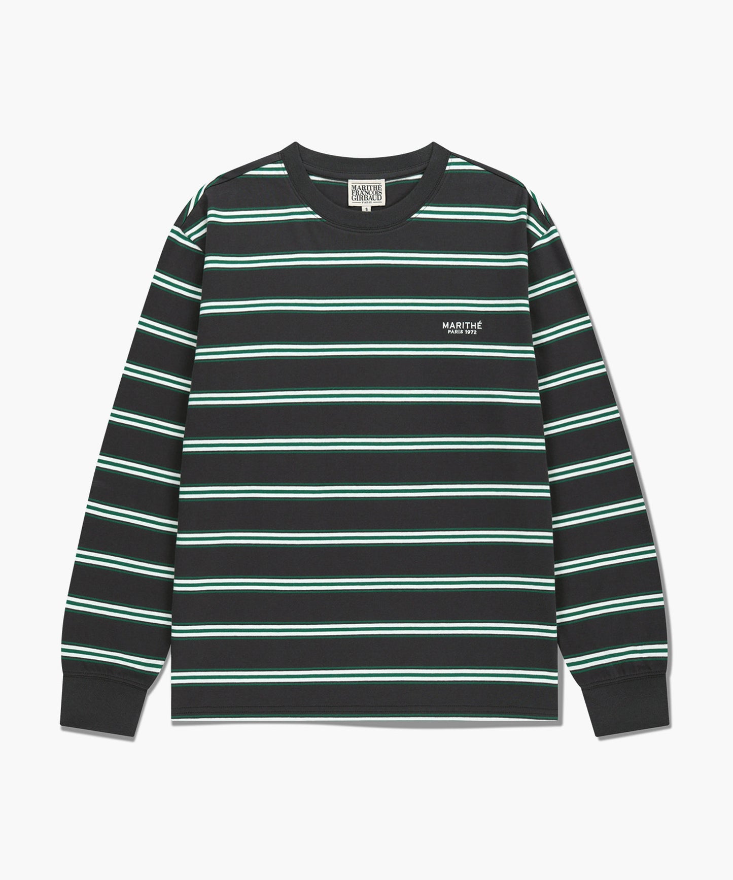 [Worn by Cha Eunwoo] Marithé et François Girbaud Multi Color Stripe Long Sleeve