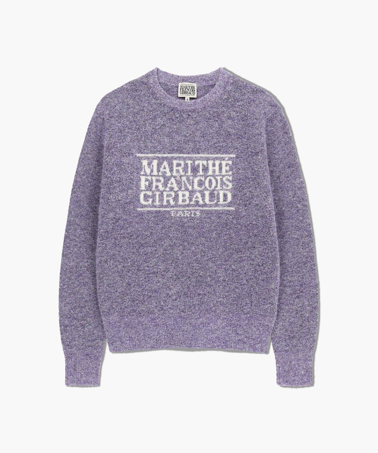 [Worn By Cha Eunwoo & Go Youn-jung] Marithé Et François Girbaud  - BOUCLE CLASSIC LOGO KNIT PULLOVER