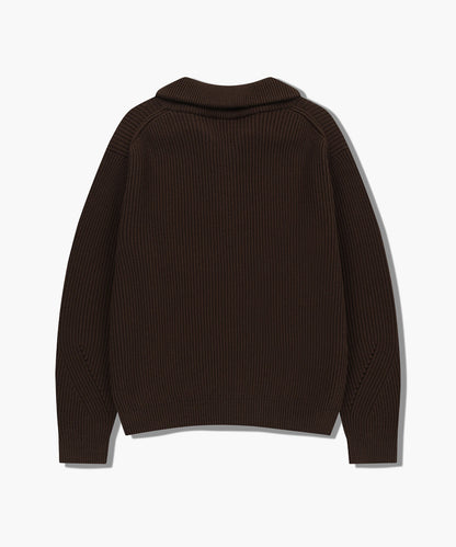 [Cha Eunwoo & Go Youn Jung Worn] Marithé et François Girbaud Half Neck Zip-Up Knit