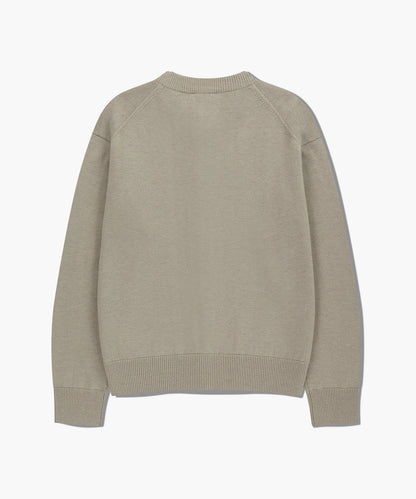 [Cha Eunwoo & Go Youn Jung Worn] Marithé et François Girbaud Basic Round Neck Cardigan