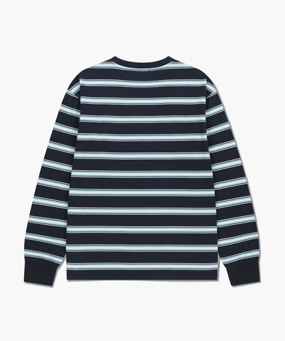 [Worn by Cha Eunwoo] Marithé et François Girbaud Multi Color Stripe Long Sleeve