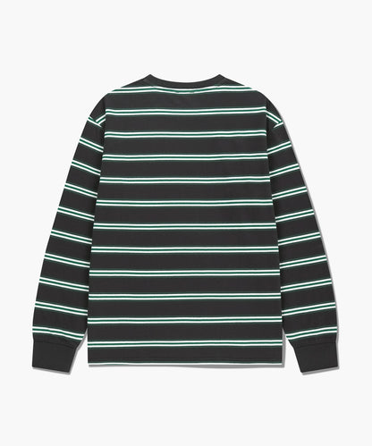 [Worn by Cha Eunwoo] Marithé et François Girbaud Multi Color Stripe Long Sleeve