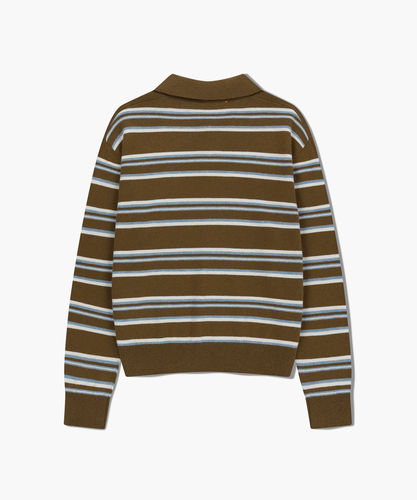 [Worn by Cha Eunwoo] Marithé et François Girbaud Regular Logo Stripe Polo Knit