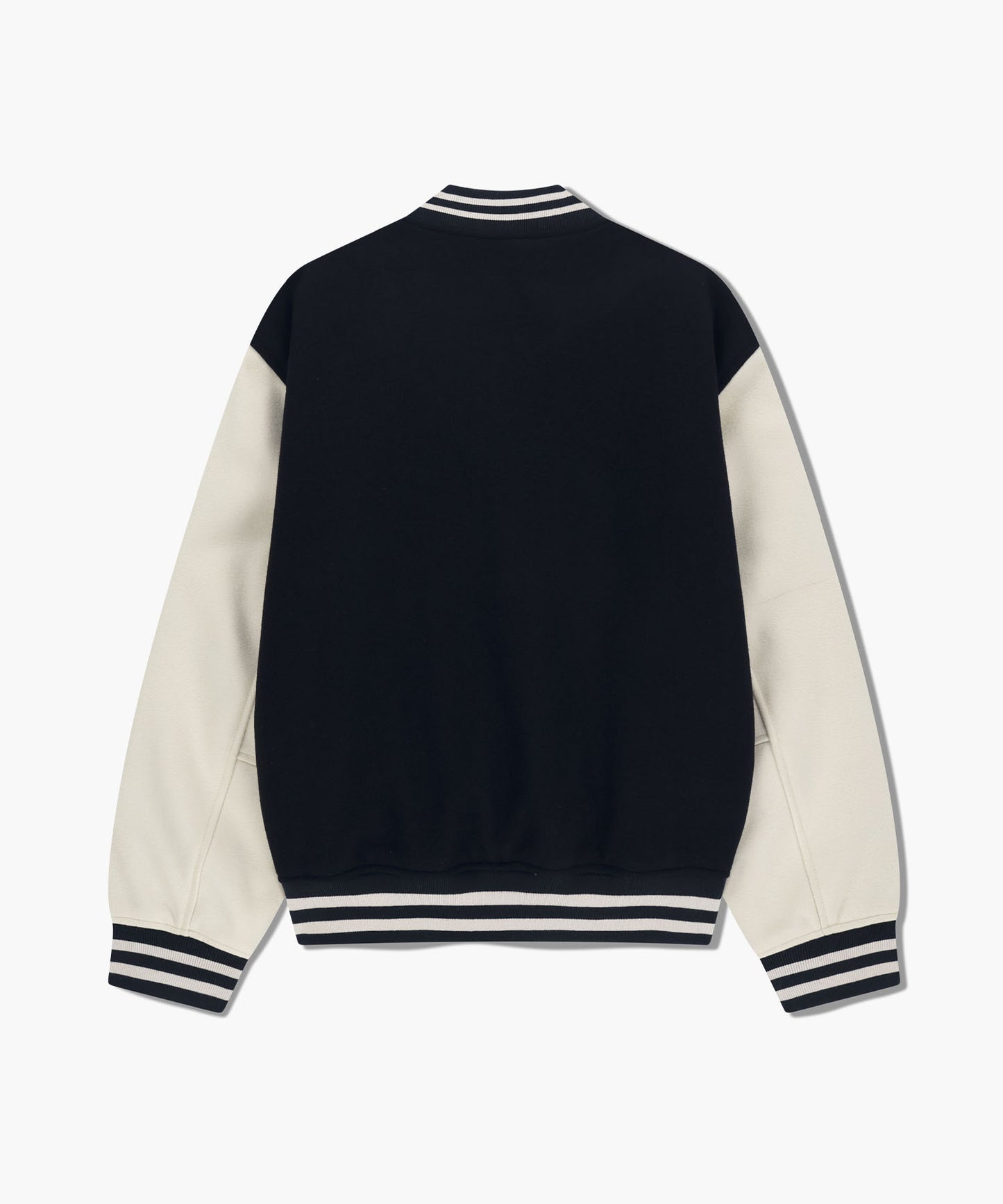 [Worn by Cha Eunwoo] Marithé et François Girbaud Logo Point Wool Varsity Jacket