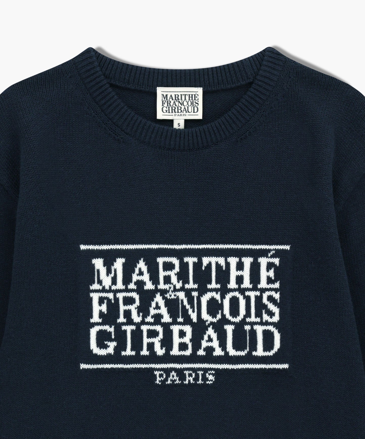 [Cha Eunwoo Worn] Marithé et François Girbaud Classic Logo Knit Pullover
