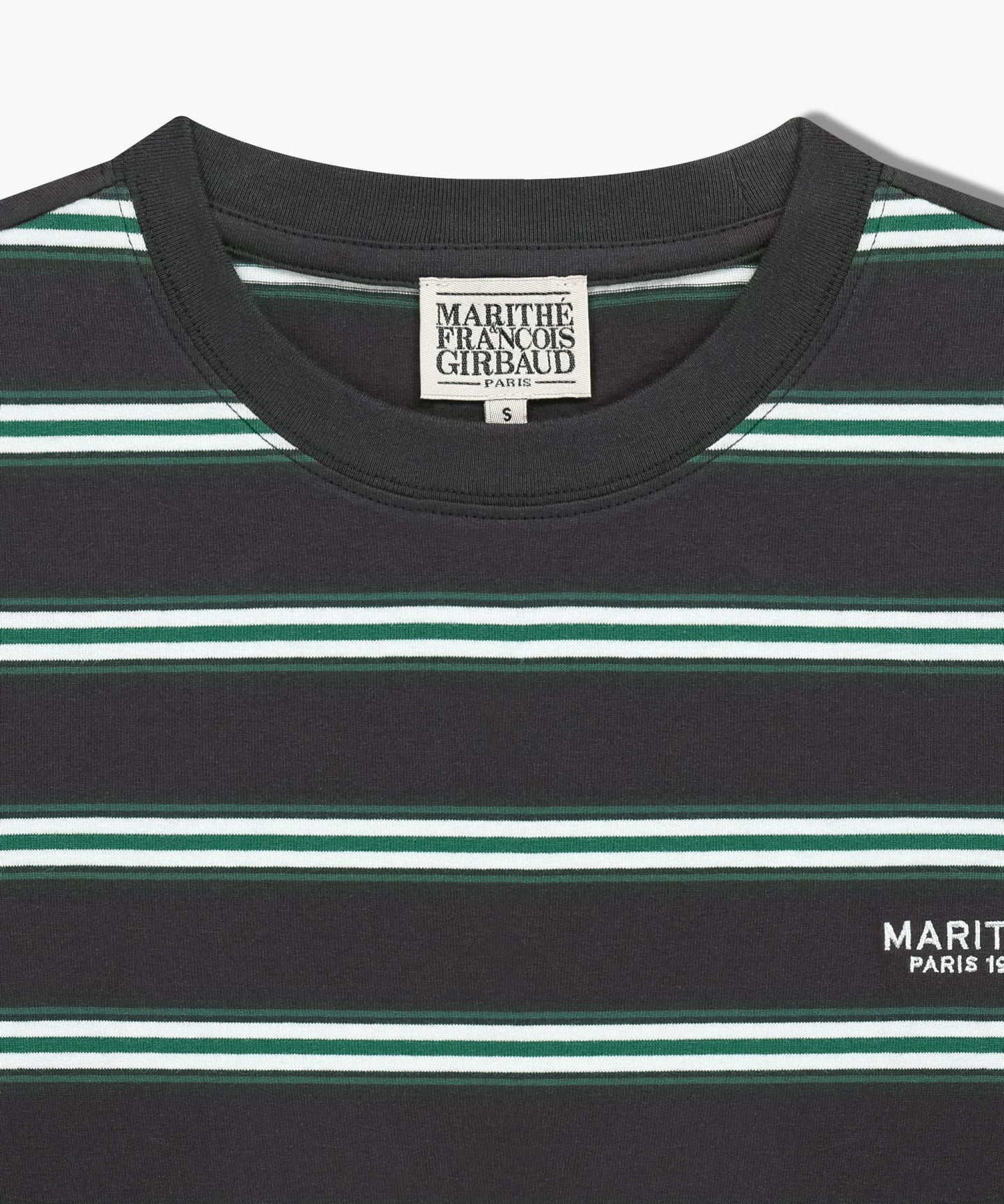 [Worn by Cha Eunwoo] Marithé et François Girbaud Multi Color Stripe Long Sleeve