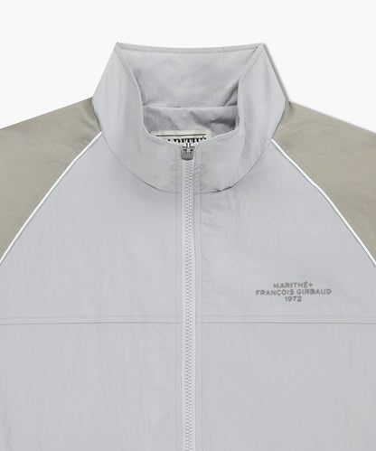 [Cha Eunwoo & Go Youn Jung Worn] Marithé et François Girbaud Color-Block Highneck Windbreaker