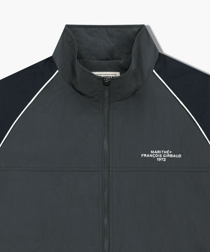 [Cha Eunwoo & Go Youn Jung Worn] Marithé et François Girbaud Color-Block Highneck Windbreaker