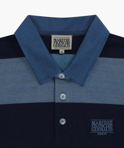 [Cha Eunwoo Worn] Marithé et François Girbaud Washed Denim Collar Long Sleeve Tee