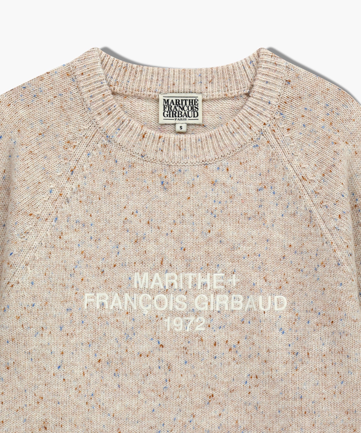 [Cha Eunwoo Worn] Marithé et François Girbaud Lettering Logo Knit Pullover