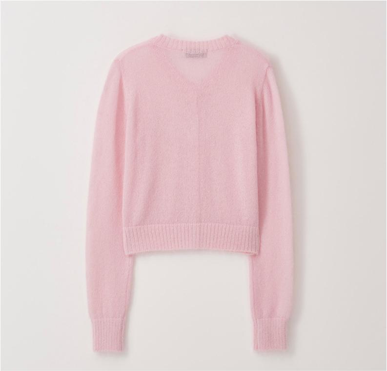 [Jang Wonyoung Pick] ROLAROLA MOHAIR WOOL BLENDED CARDIGAN